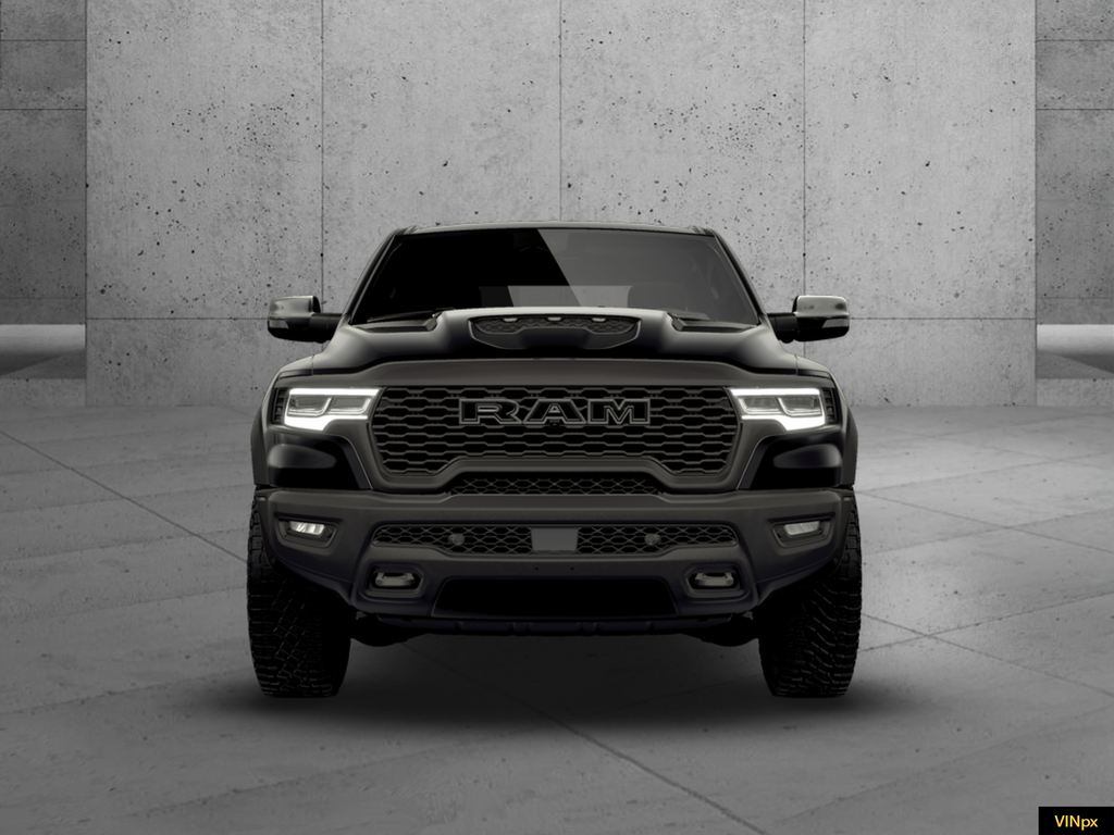 New 2026 Diamond Black Crystal Pearl-Coat Exterior Paint RAM RHO image 4