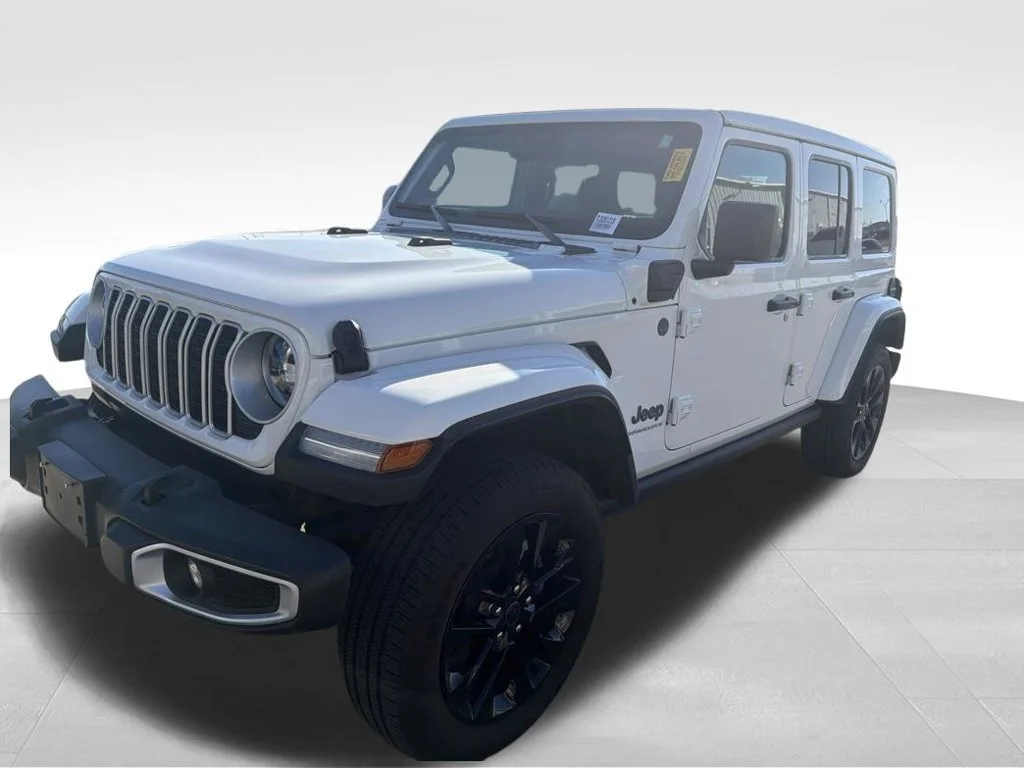 Used 2025 White Jeep Sahara 4xe image 2