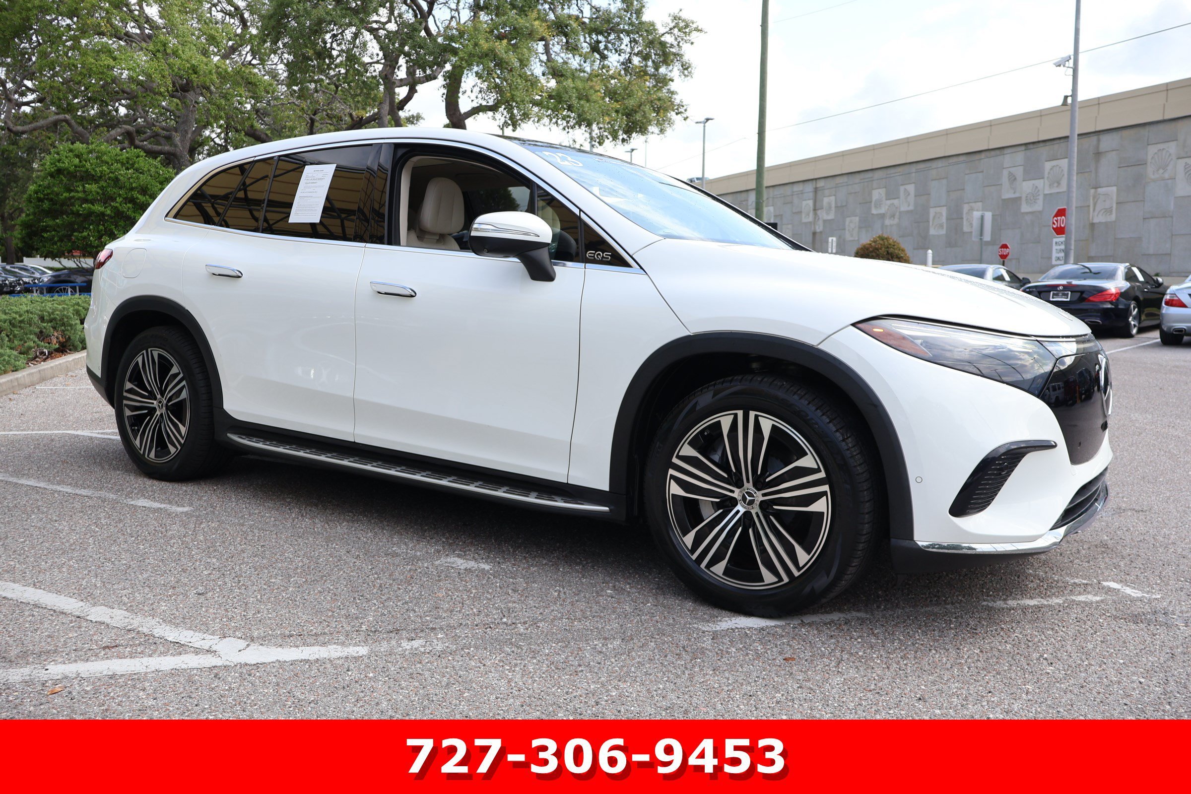 Certified Used 2023 Polar White Mercedes-Benz EQS 450+ image 12