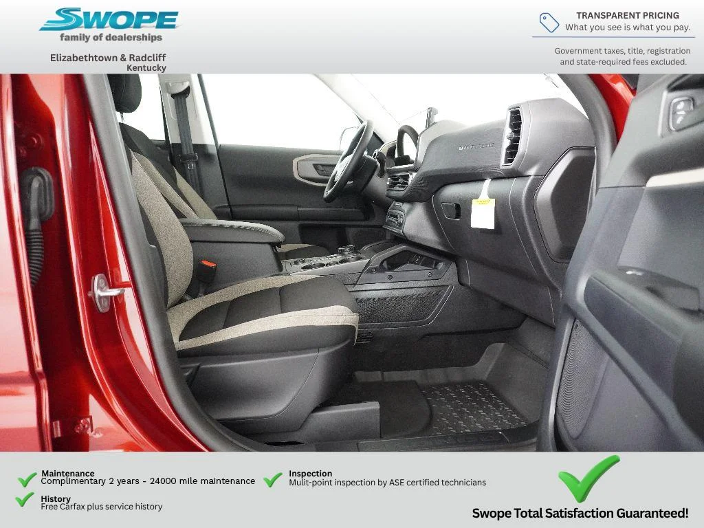 New 2025 Ruby Red Metallic Tinted Clearcoat Ford Big Bend® image 15