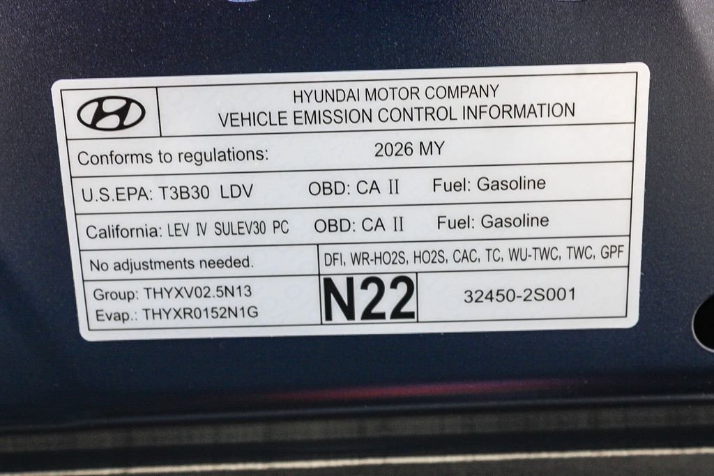 New 2026 Blue Hyundai Calligraphy image 28