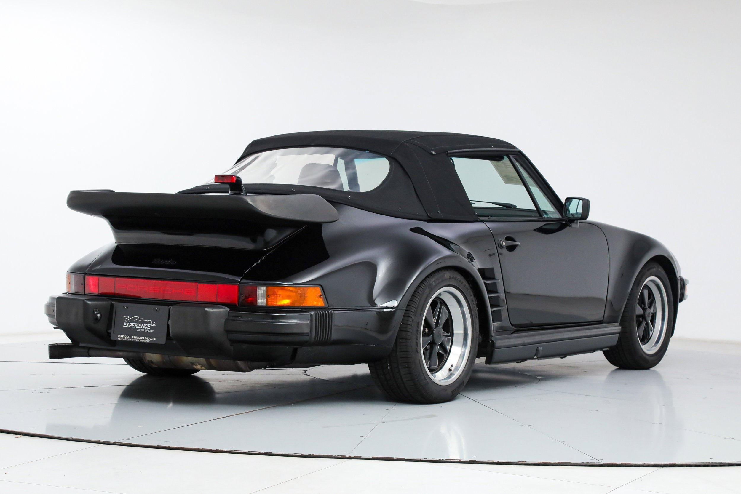 Used 1989 Black Porsche Turbo Cabriolet Slantnose image 3
