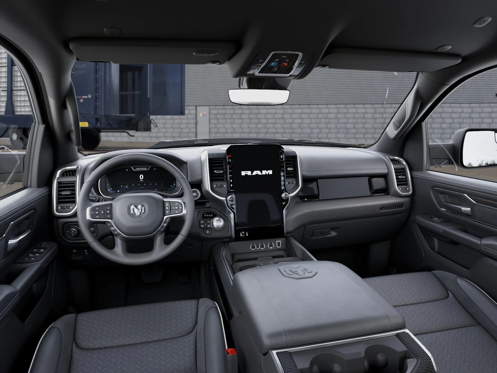 New 2026 Diamond Black Crystal Pearl-Coat Exterior Paint RAM LARAMIE image 8