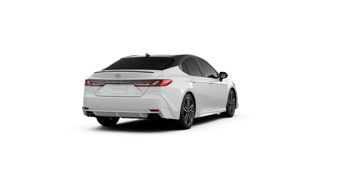 New 2027 Wind Chill Pearl with Midnight Black Metallic roof Toyota XSE image 9