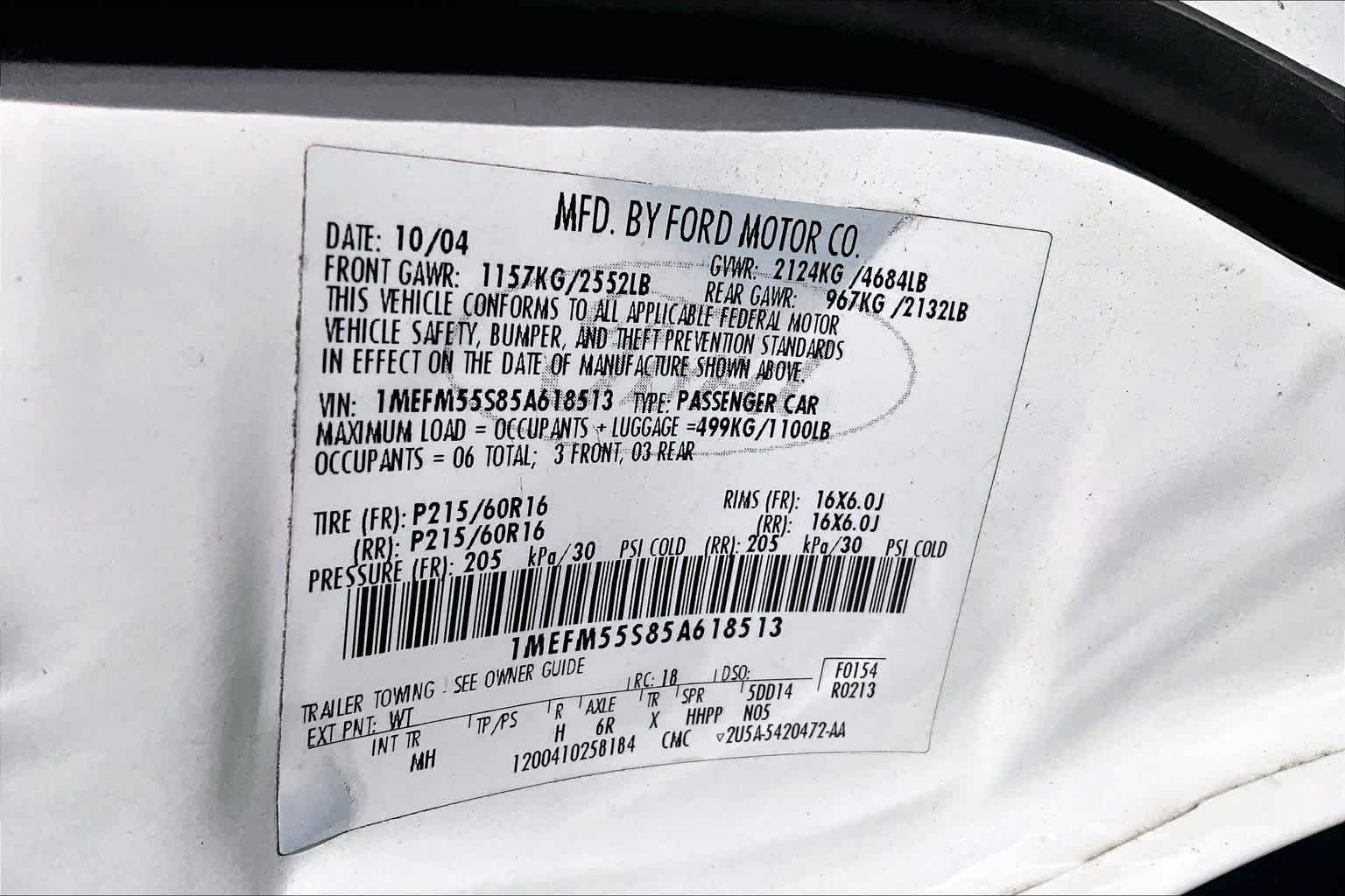 Used 2005 Vibrant White Mercury LS image 30