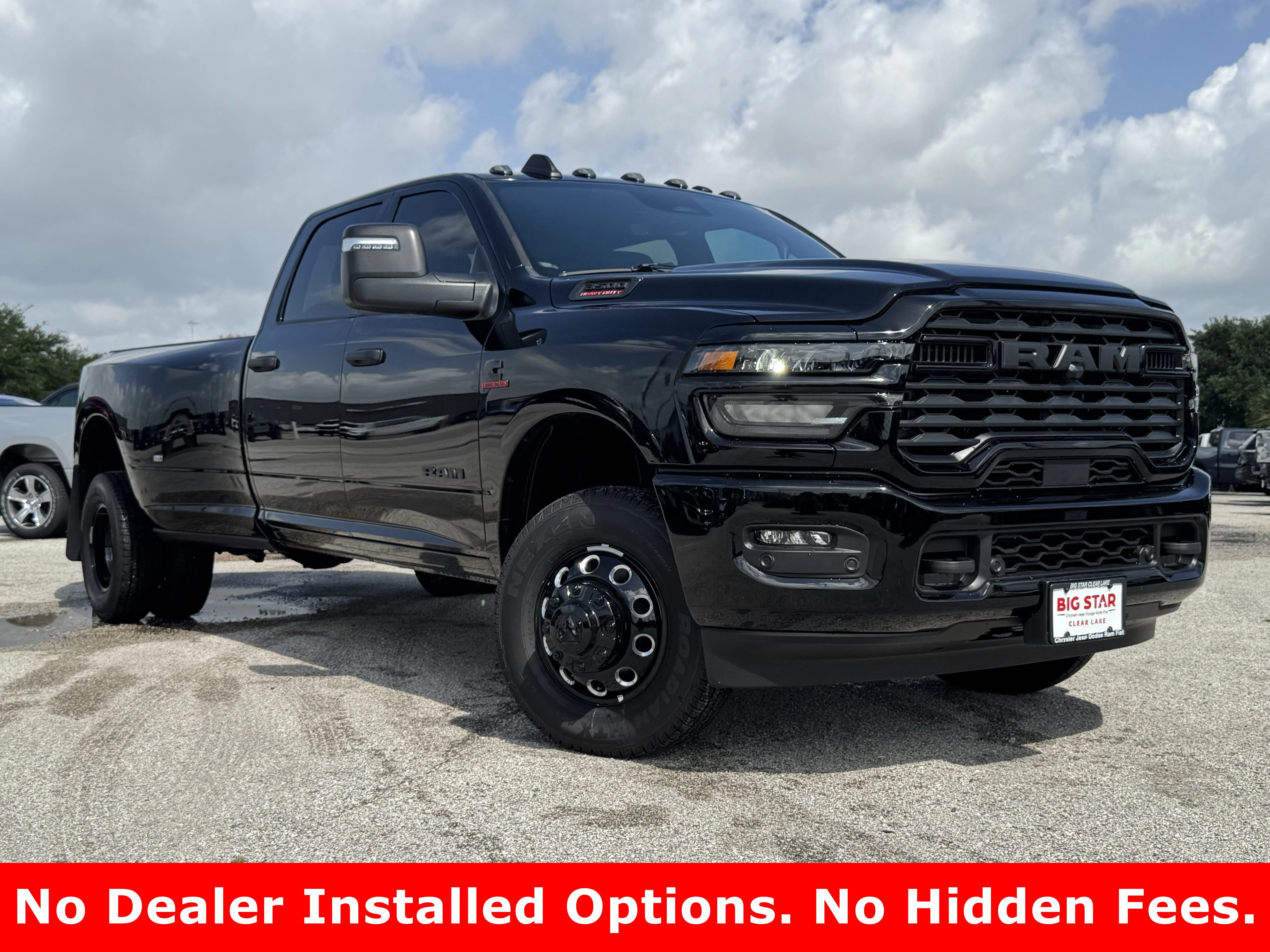 New 2026 Diamond Black Crystal Pearlcoat Ram Lone Star image 2
