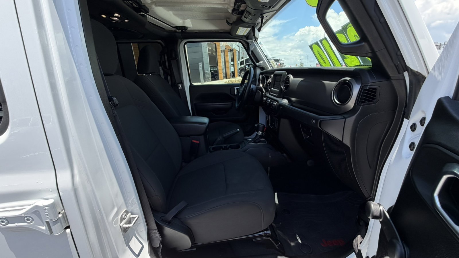 Used 2022 Bright White Clearcoat Jeep Sport image 23