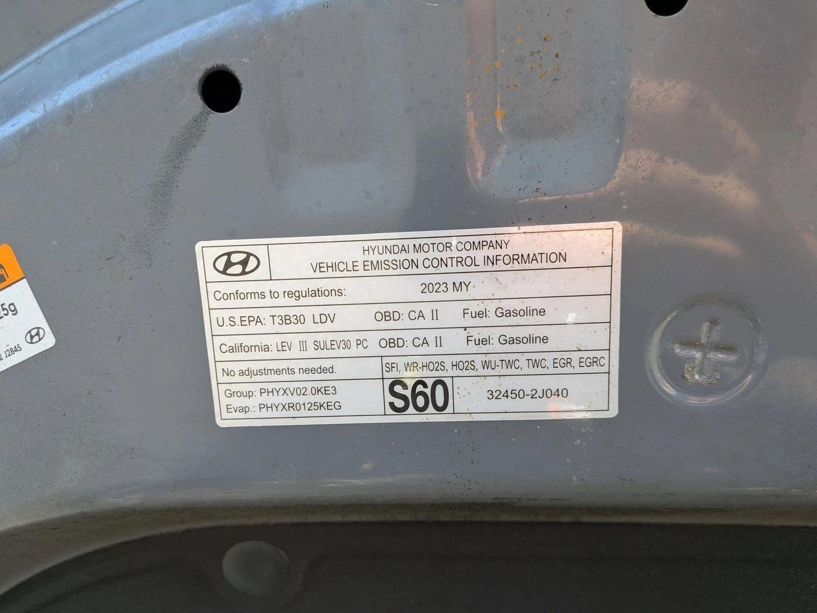 Used 2023 Ecotronic Gray Hyundai SEL image 23