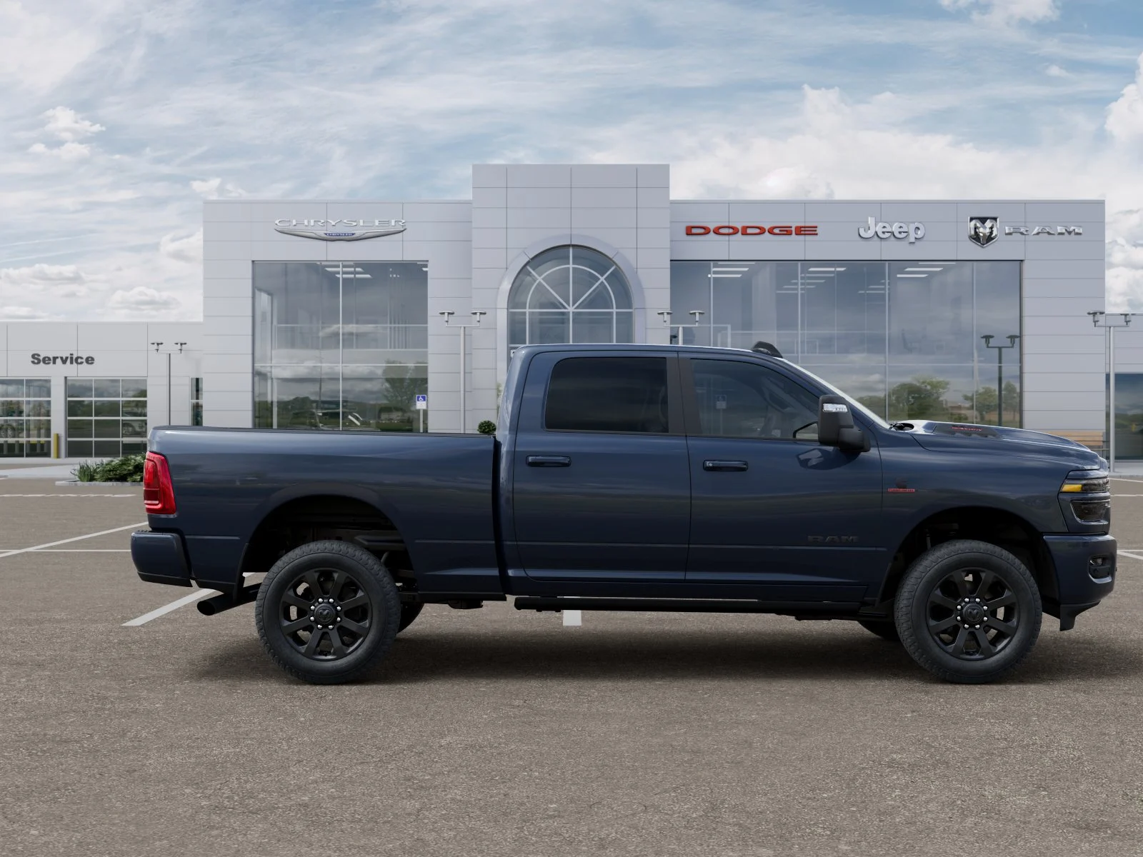 New 2026 Forged Blue Metallic Exterior Paint RAM Laramie image 48