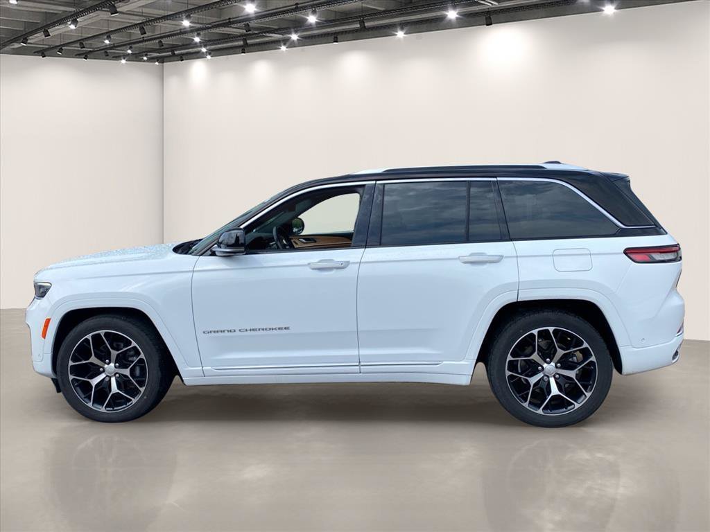 Used 2022 Bright White Clearcoat Jeep Summit Reserve image 4