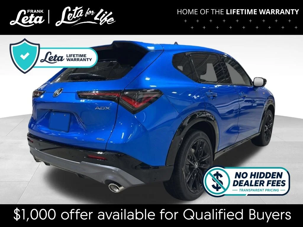 New 2026 Dbl Apex Blue Pearl Ii Acura A-Spec Advance Package image 6