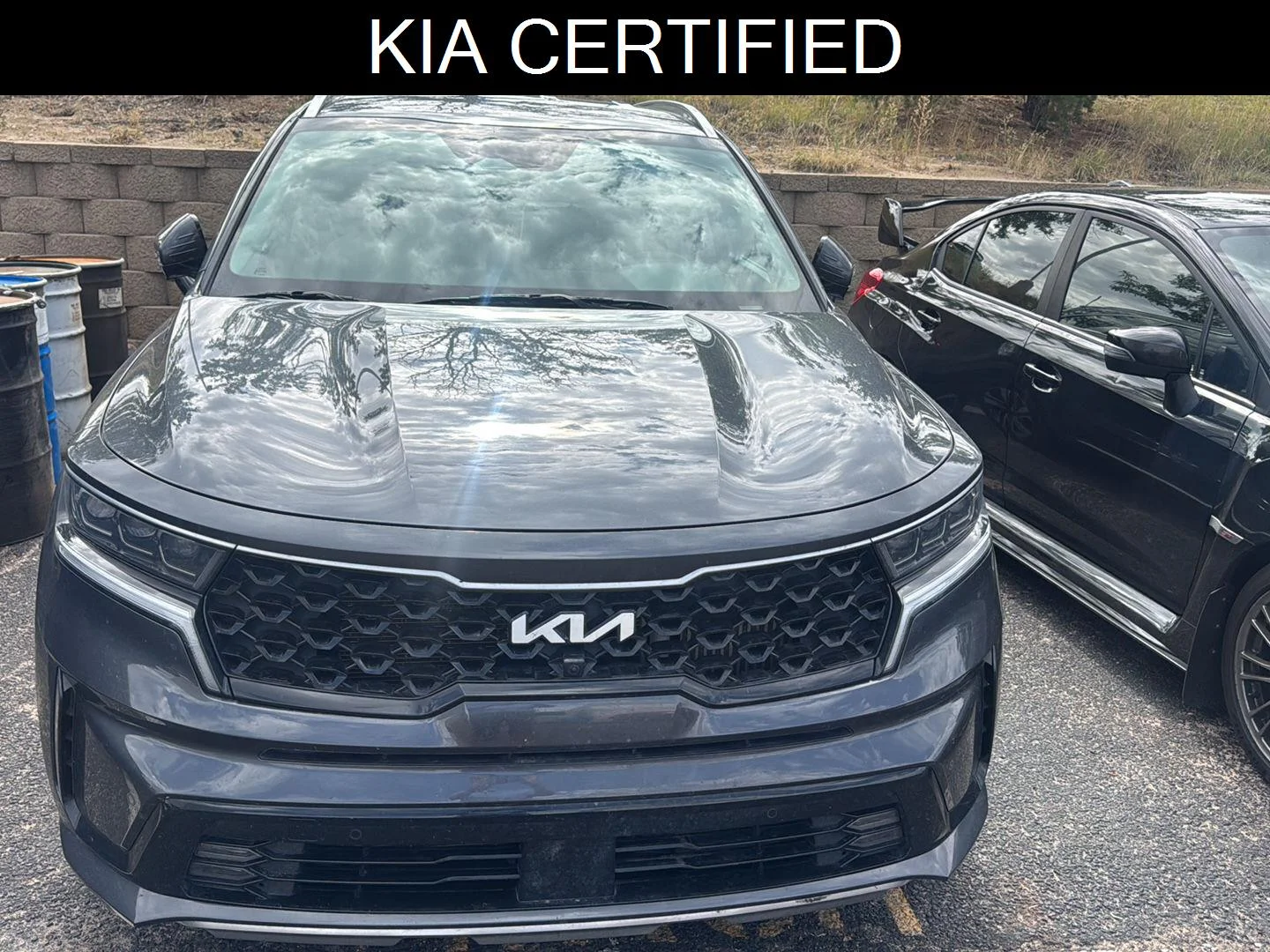 Used 2023 Platinum Graphite Kia SX Prestige image 1