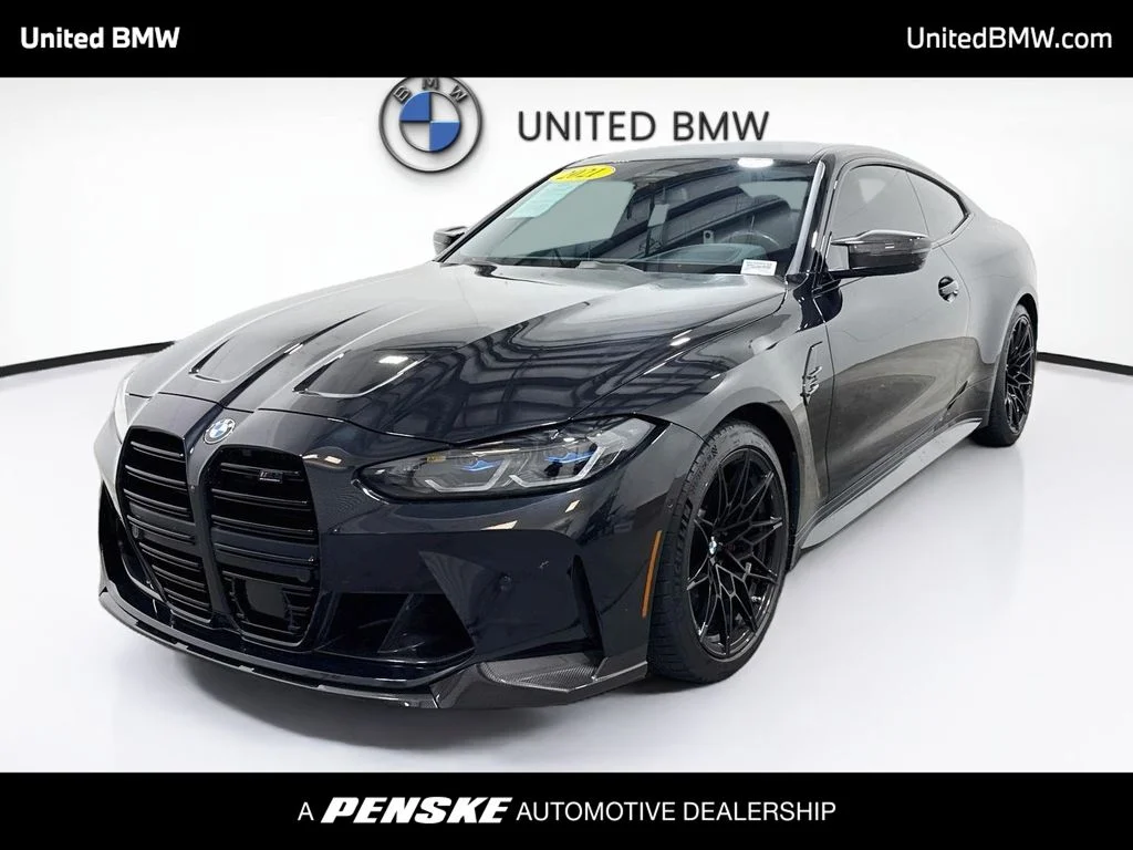 Used 2021 Black Sapphire Metallic BMW Competition image 1