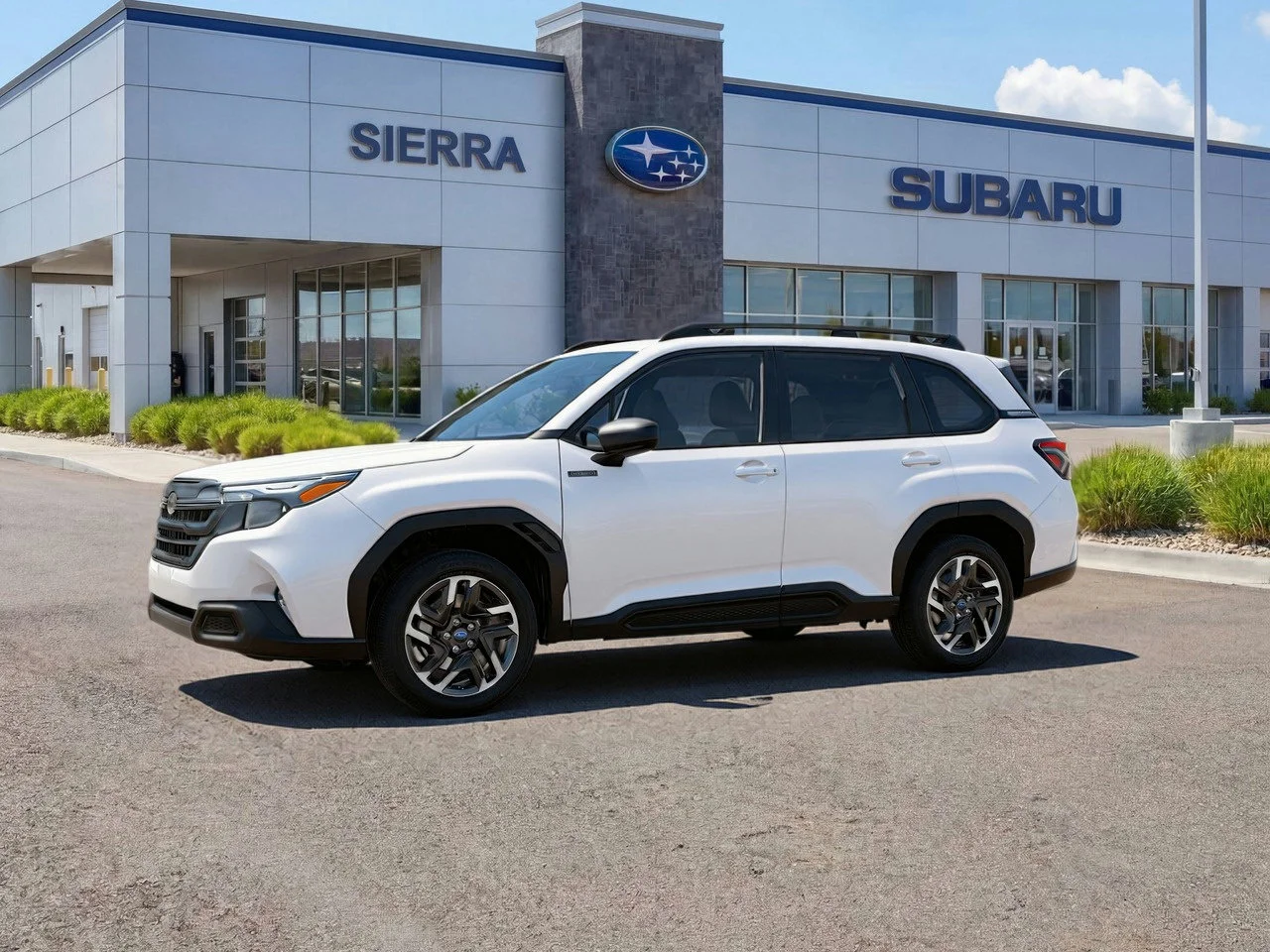 New 2026 CRYSTAL WHITE PEARL Subaru Premium Hybrid image 2