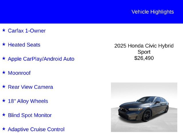 Used 2025 Gray Honda Sport image 2