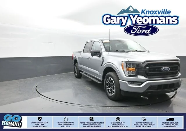 Certified Used 2023 Silver Metallic Ford XLT image 1