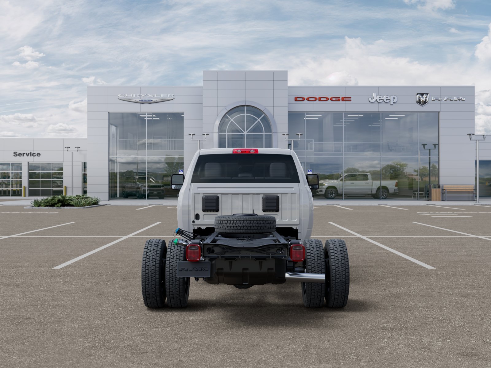 New 2026 Bright White Clear-Coat Exterior Paint RAM Tradesman image 7