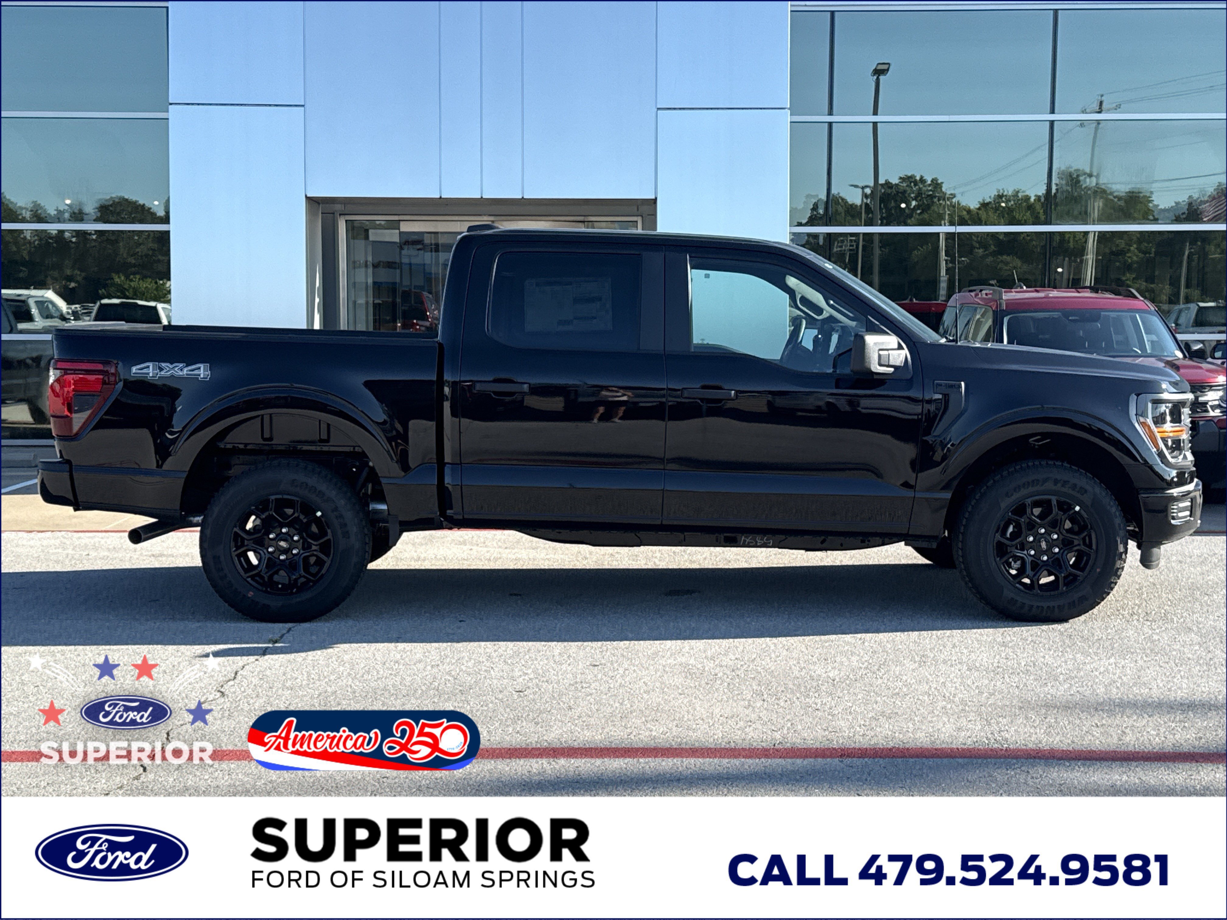New 2026 Agate Black Metallic Ford STX 4WD image 2