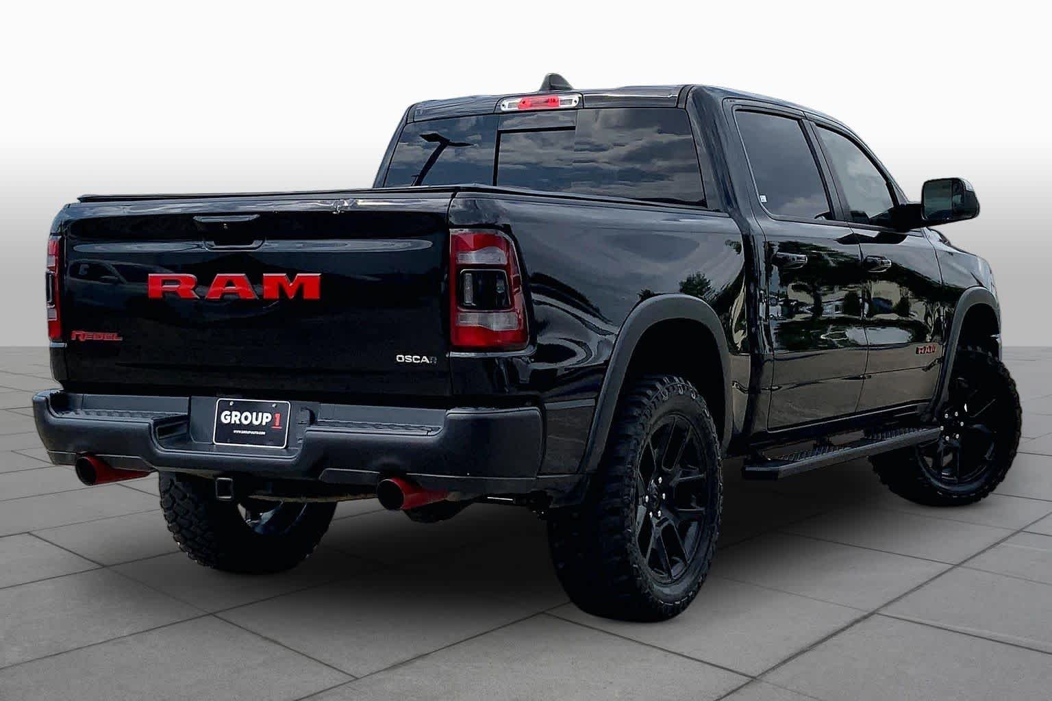 Used 2020 Diamond Black Crystal Pearlcoat Ram Rebel image 12