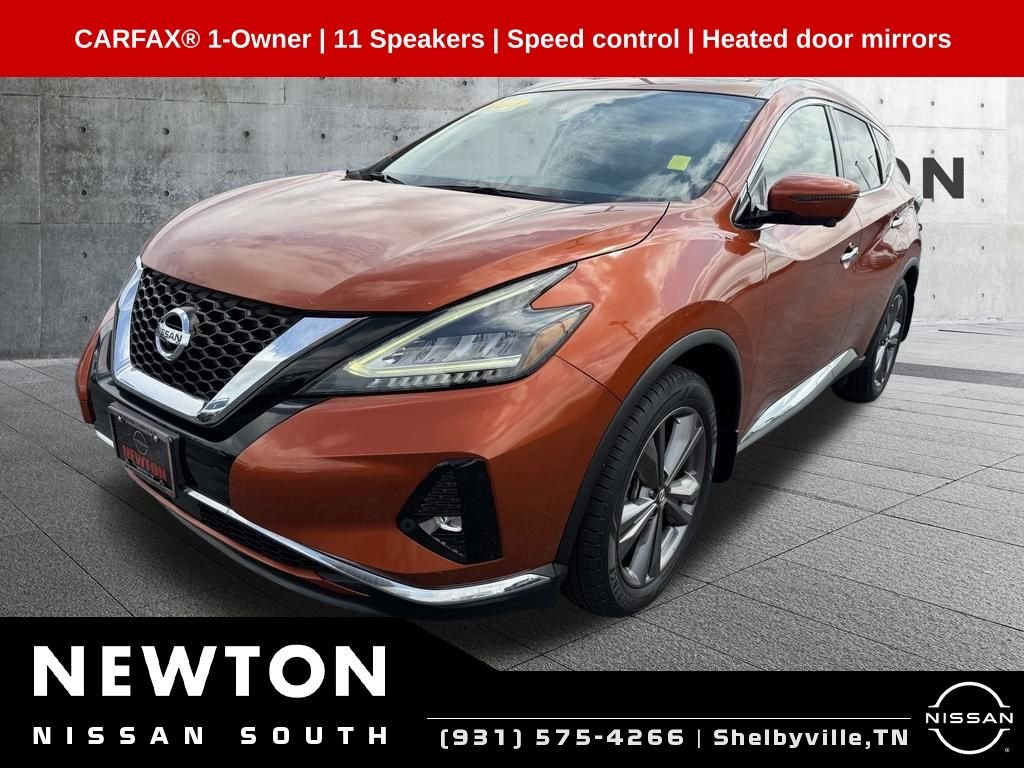 Used 2020 Orange Nissan Platinum image 1