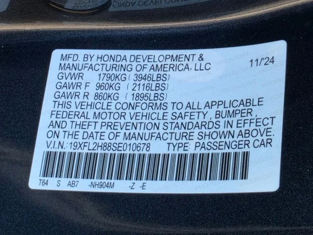 Certified Used 2025 Platinum White Pearl Honda Sport image 32