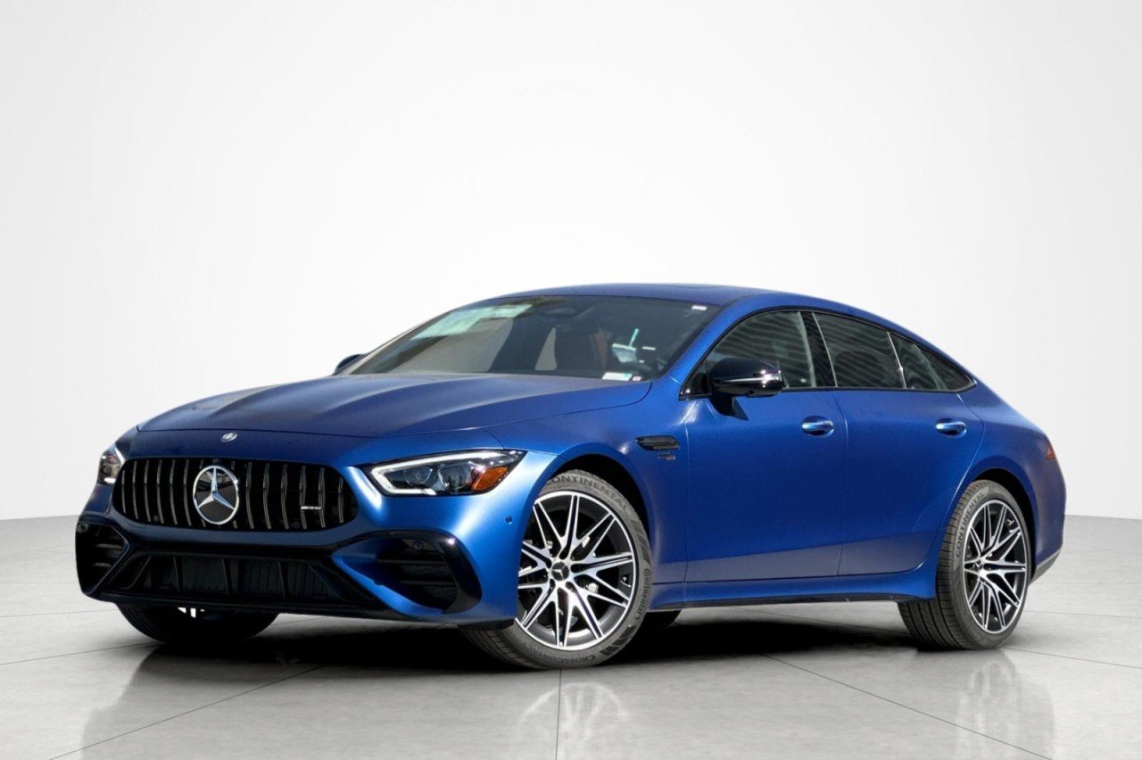 New 2026 MANUFAKTUR Starling Blue Magno Mercedes-Benz AMG® GT 43 4-Door Coupe image 1