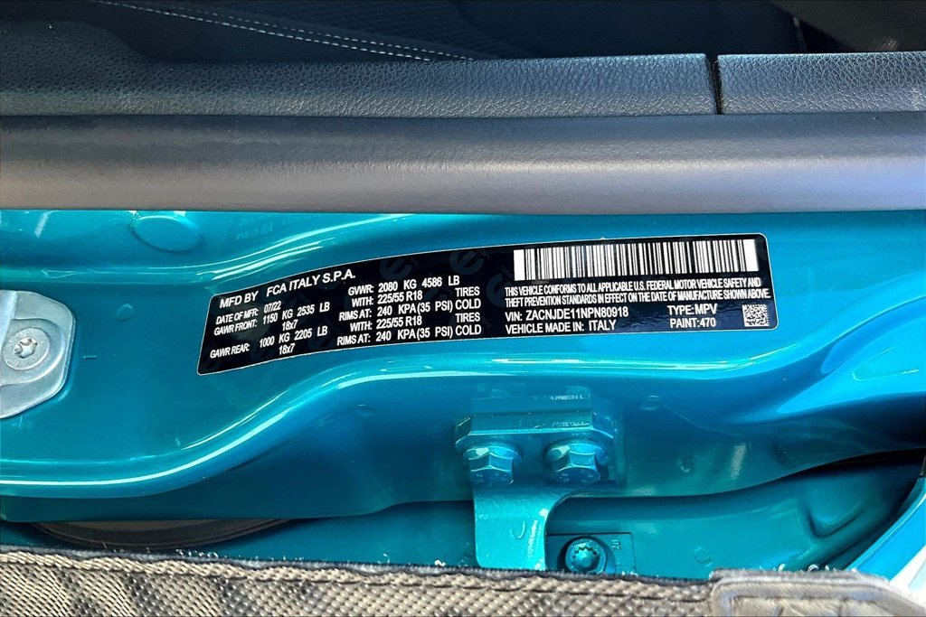 Used 2022 Teal Jeep Altitude image 19