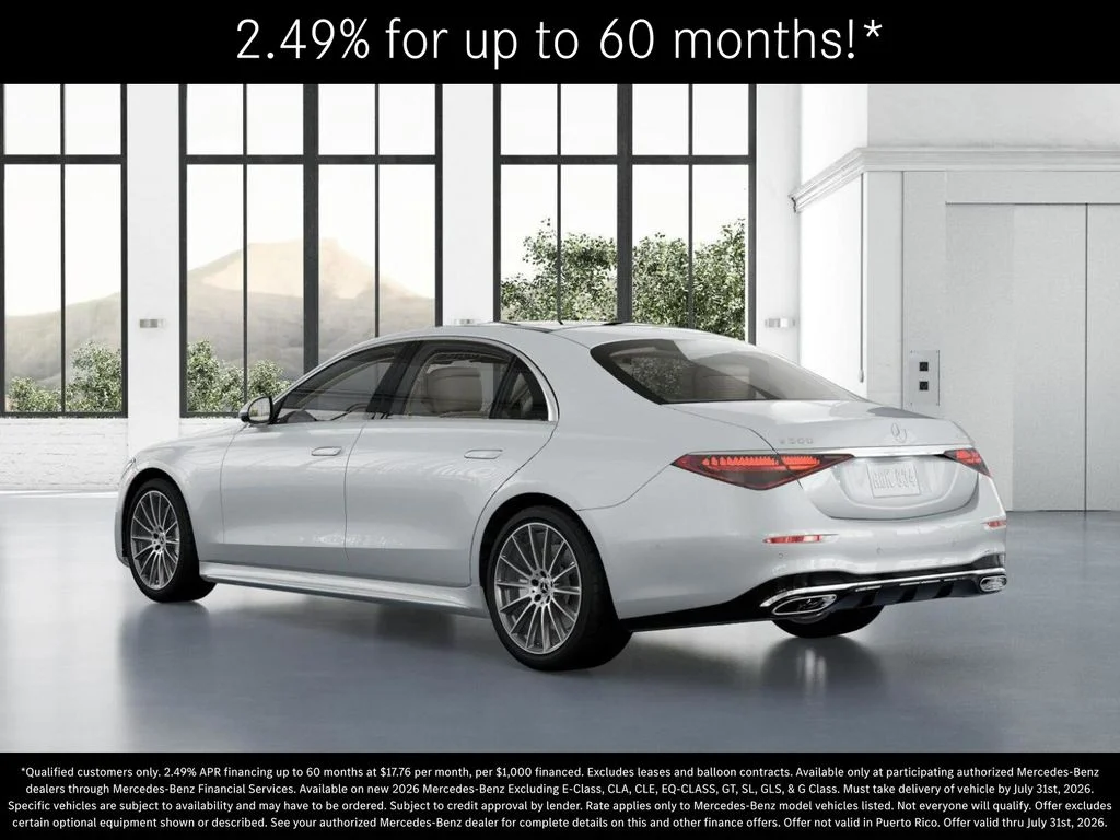 New 2026 MANUFAKTUR Moonlight White Metallic Mercedes-Benz S 500 image 29