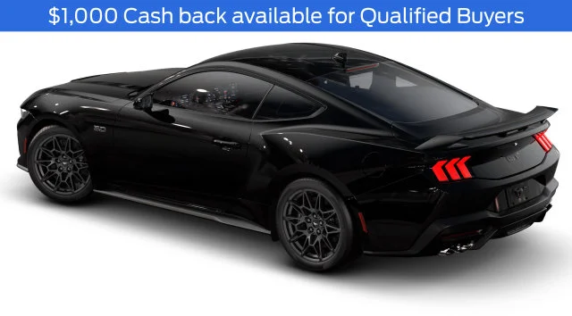 New 2026 Shadow Black Ford GT Premium Fastback image 2