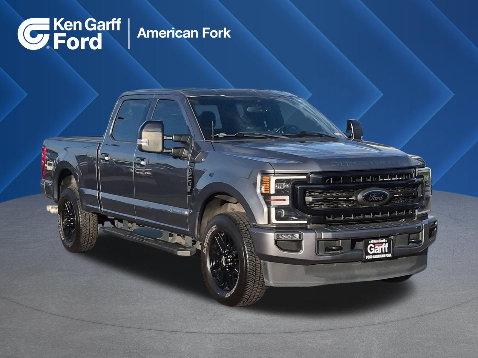 Used 2022 Gray Metallic Ford LARIAT image 1