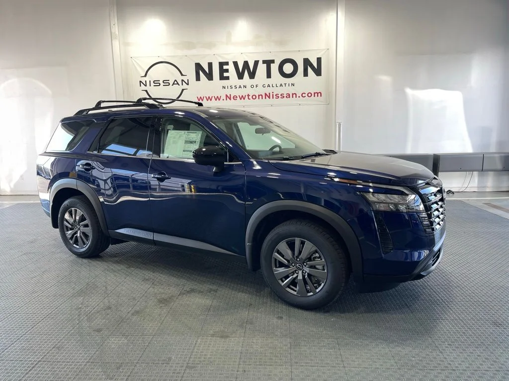 New 2026 Deep Ocean Blue Pearl Nissan SV image 2