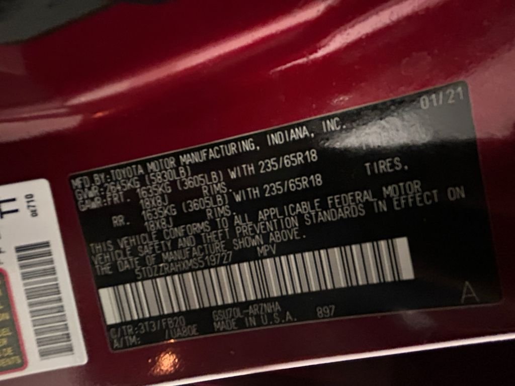 Used 2021 Red Toyota LE image 20