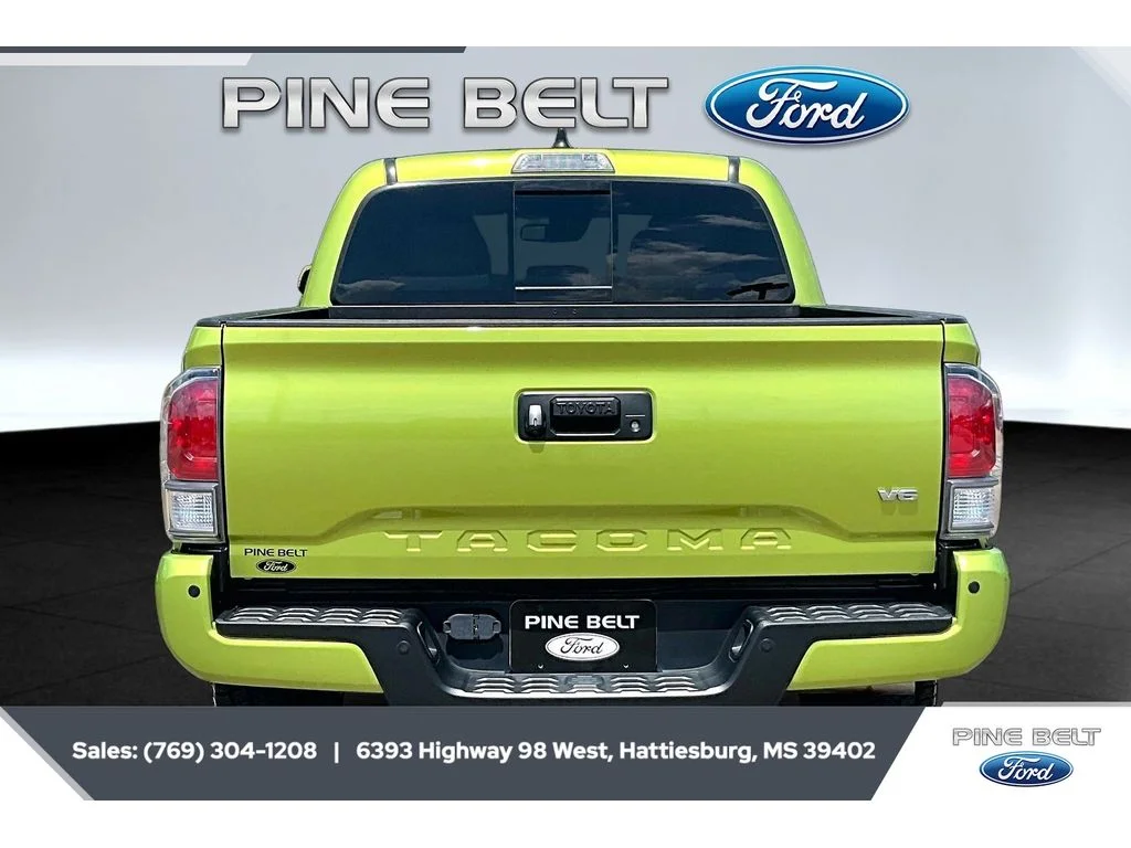 Used 2023 Electric Lime Metallic Toyota TRD Sport image 4