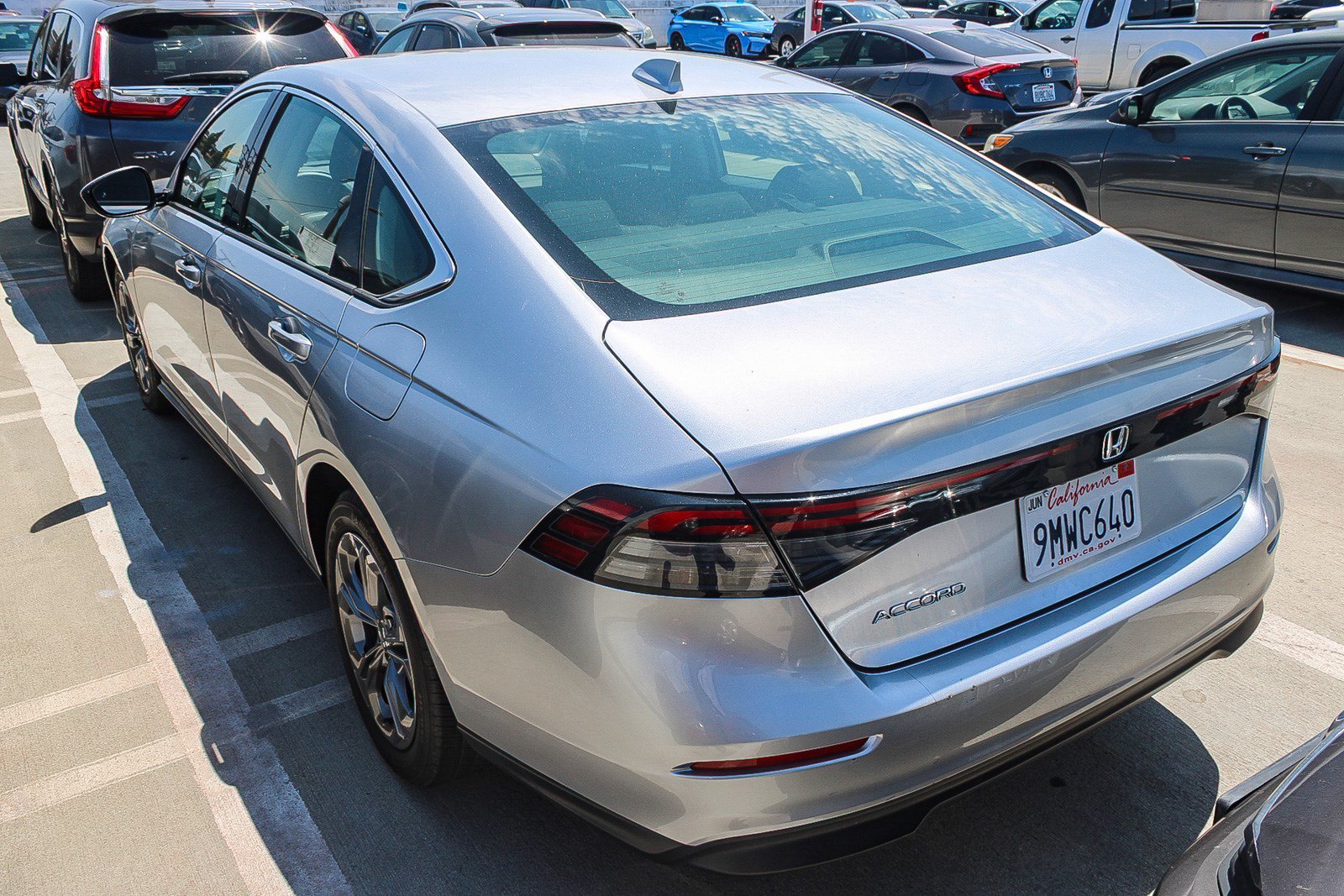 Certified Used 2024 Solar Silver Metallic Honda EX image 11