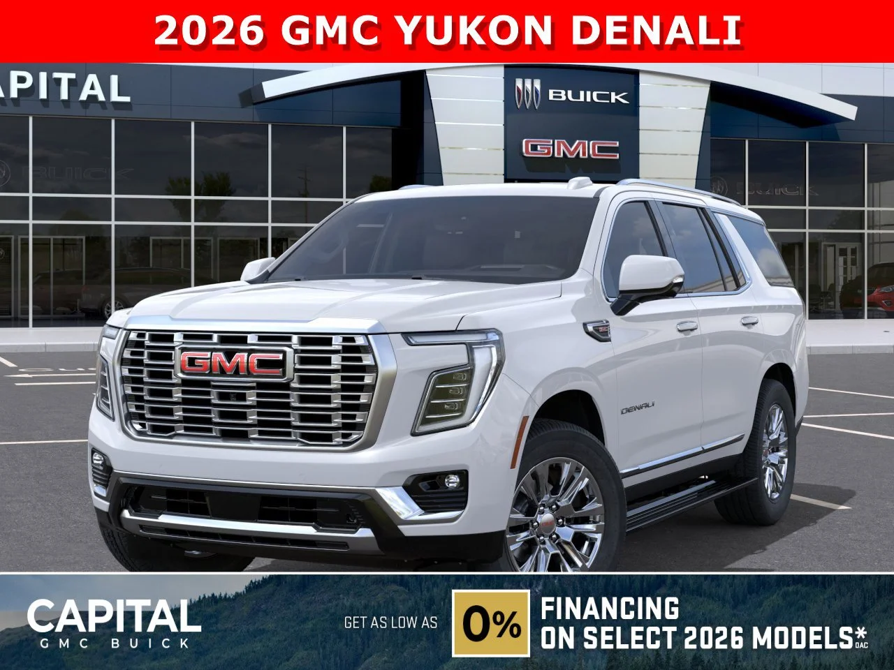 New 2026 Summit White GMC Denali image 1