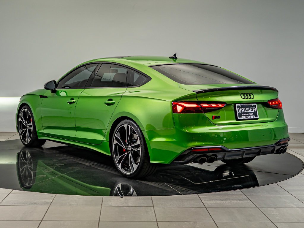 Used 2023 Java Green Metallic Audi Premium Plus image 7