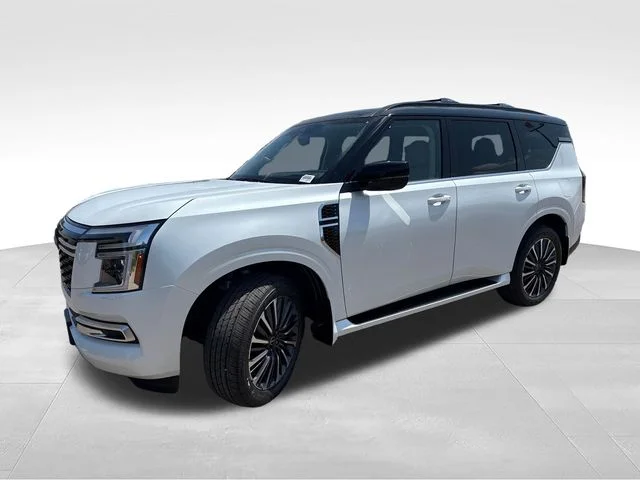New 2026 Everest White TriCoat / Super Black Two-tone Nissan Platinum Reserve image 3