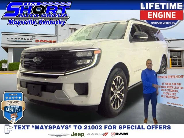 Used 2025 White Ford Platinum image 1