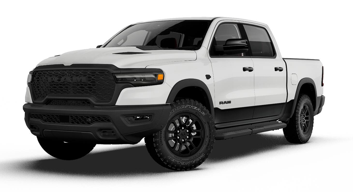 New 2027 Bright White Clear-Coat Exterior Paint RAM REBEL image 1