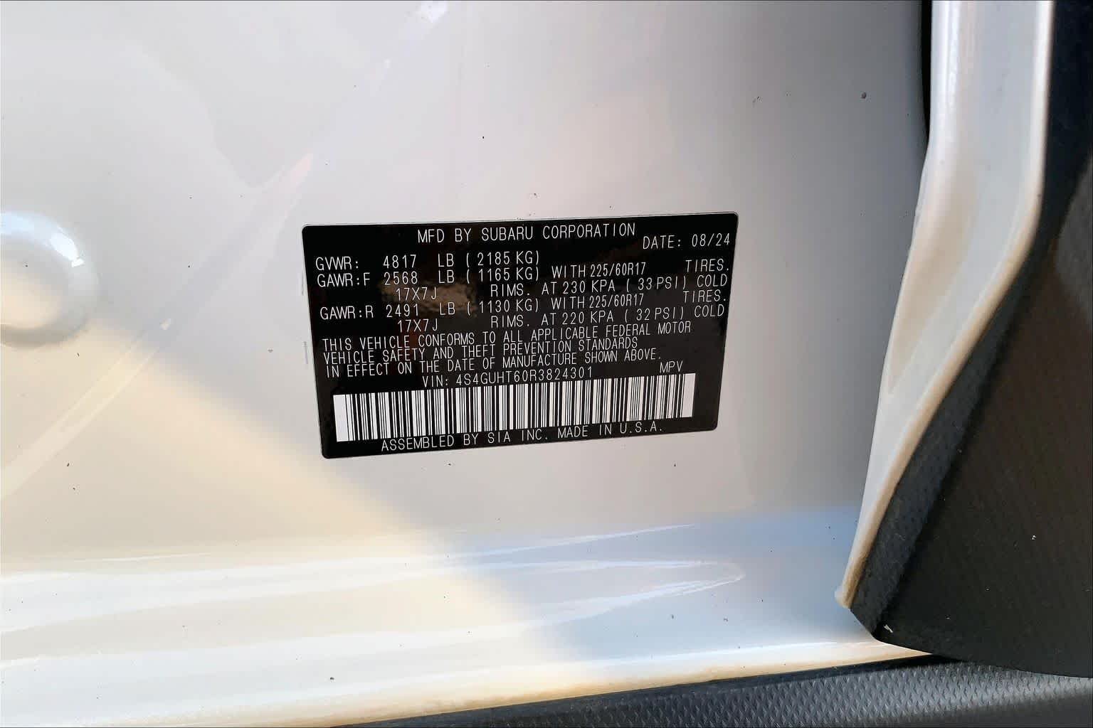 Used 2024 Crystal White Pearl Subaru Wilderness image 31