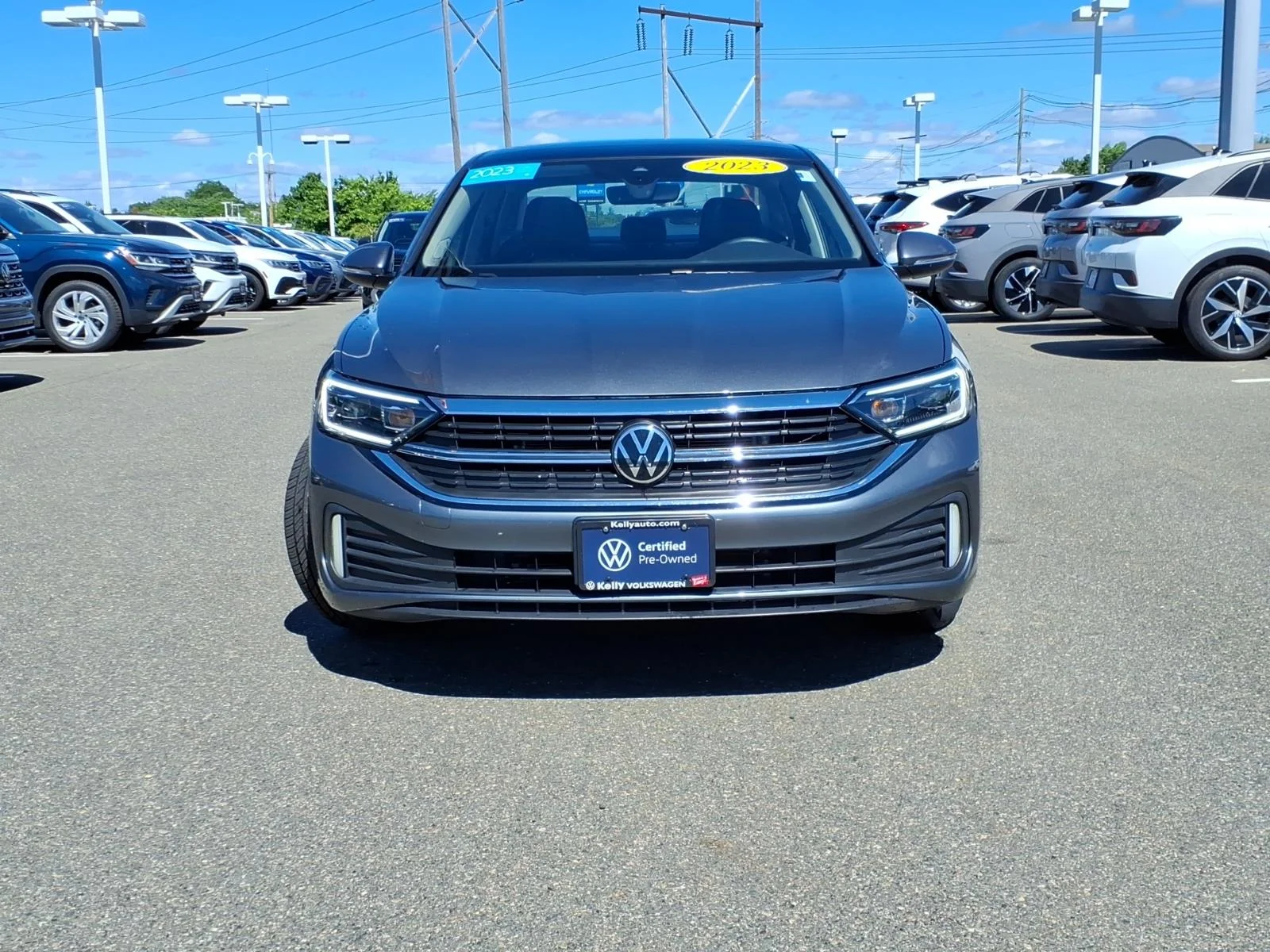 Certified Used 2023 Platinum Gray Metallic Volkswagen SEL image 2