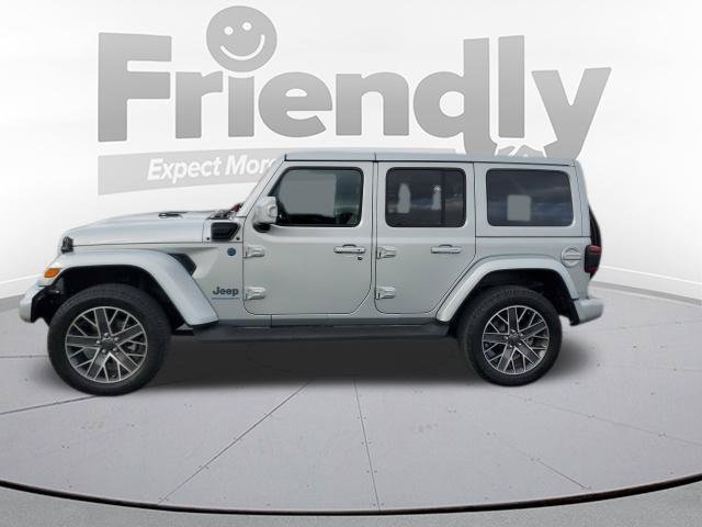 Used 2023 Silver Jeep Sahara 4xe image 2