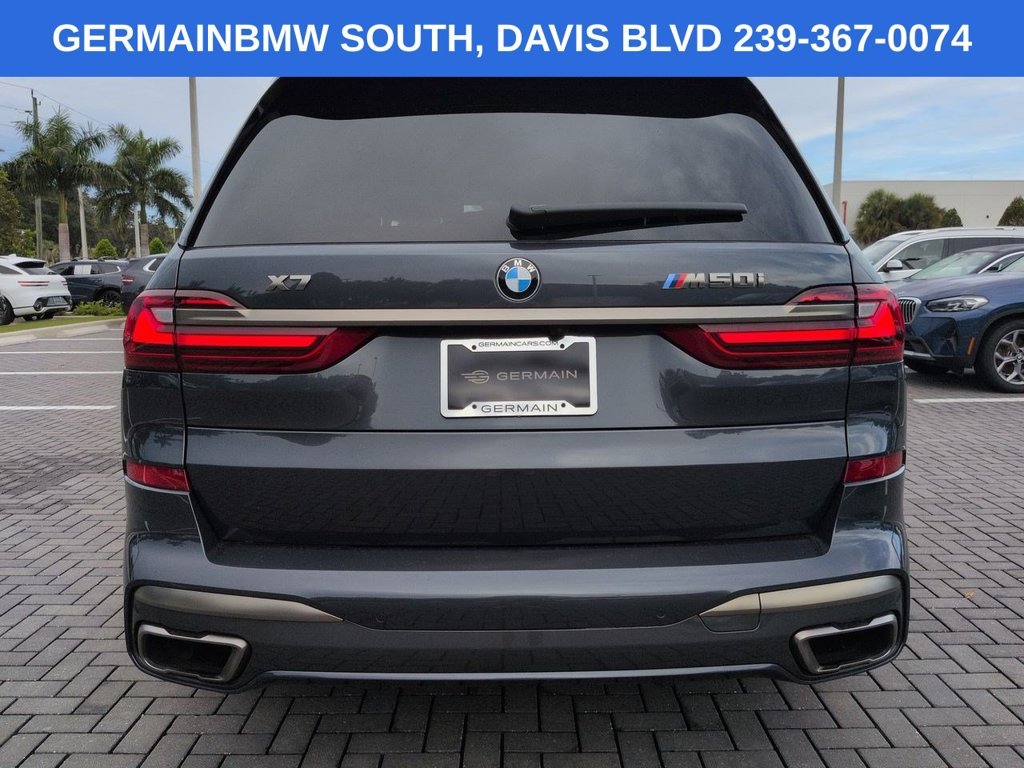 Used 2020 Gray Metallic BMW M50i image 6