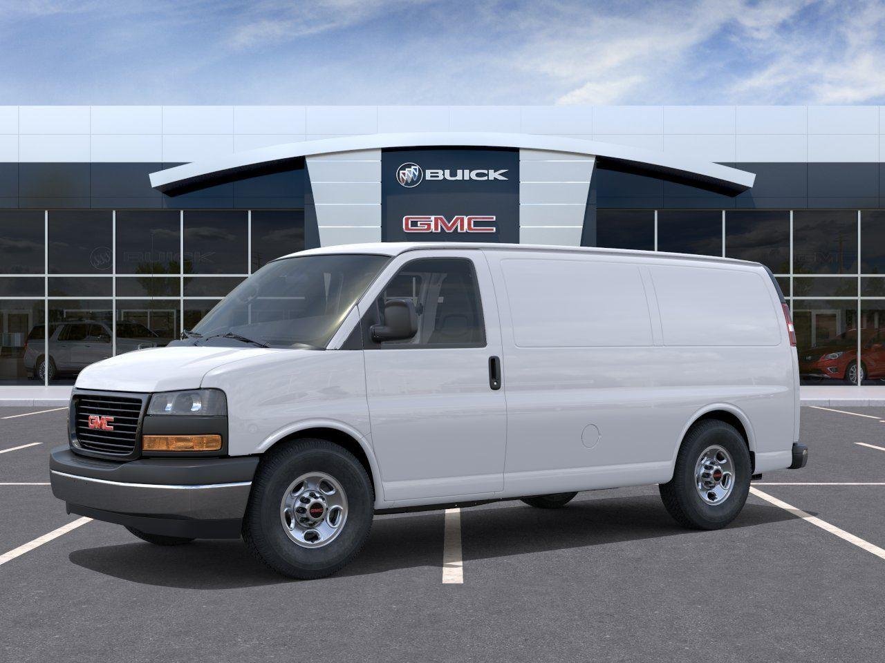New 2026 Summit White GMC Work Van image 2