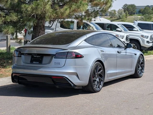 Used 2026 Lunar Silver Tesla Plaid image 3