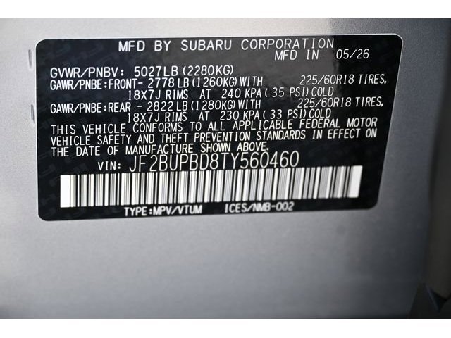 New 2026 Silver Subaru Premium image 54