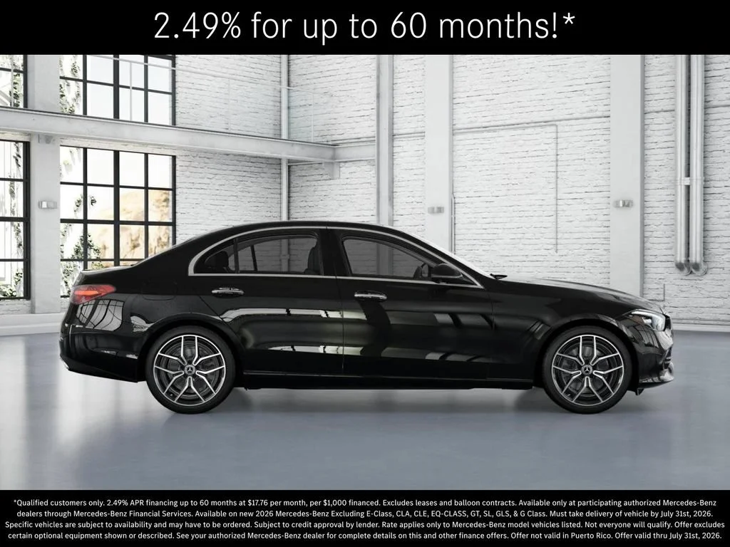 New 2026 Black Mercedes-Benz C 300 image 44
