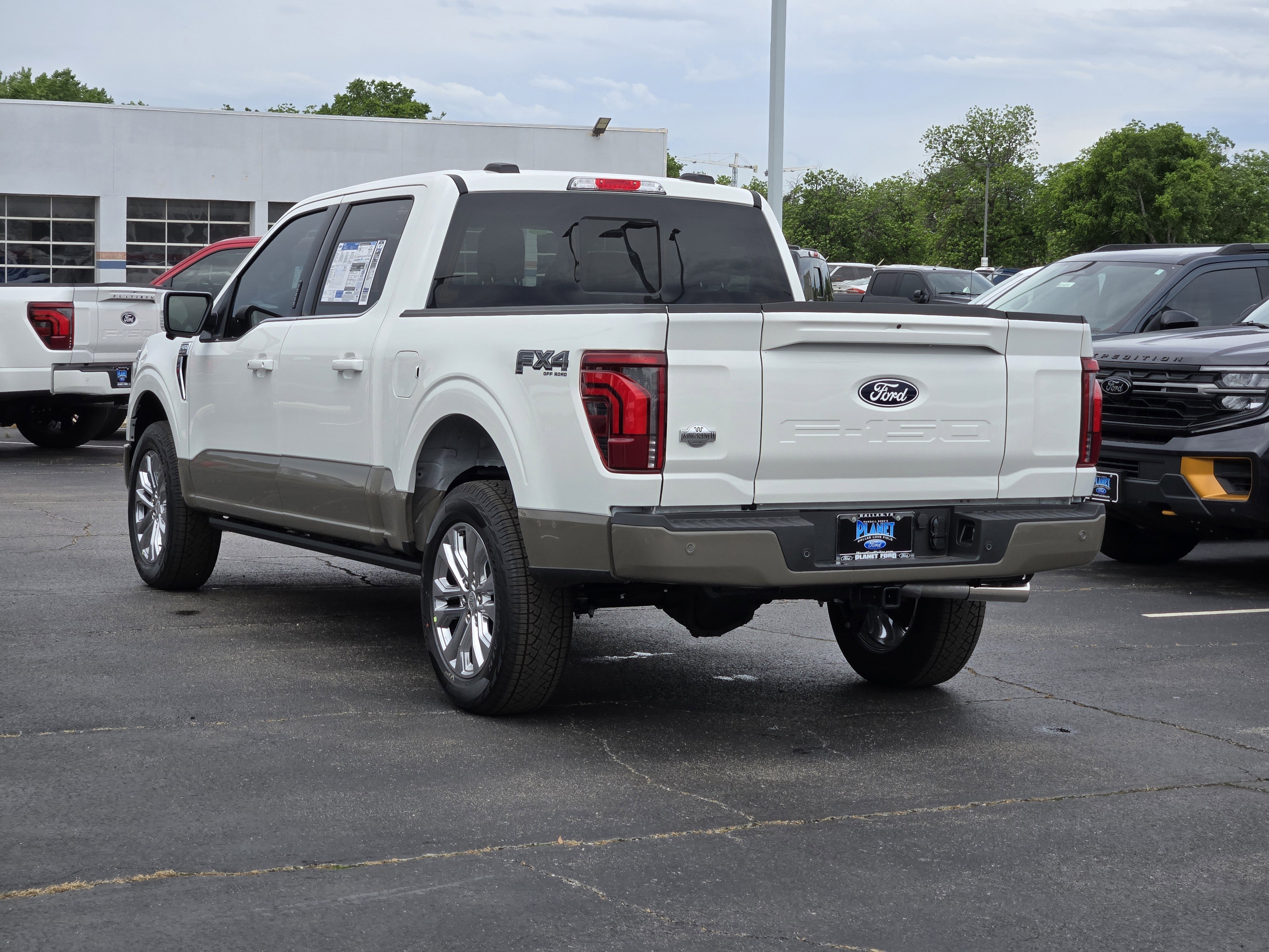New 2026 Star White Metallic Tricoat Ford King Ranch image 3
