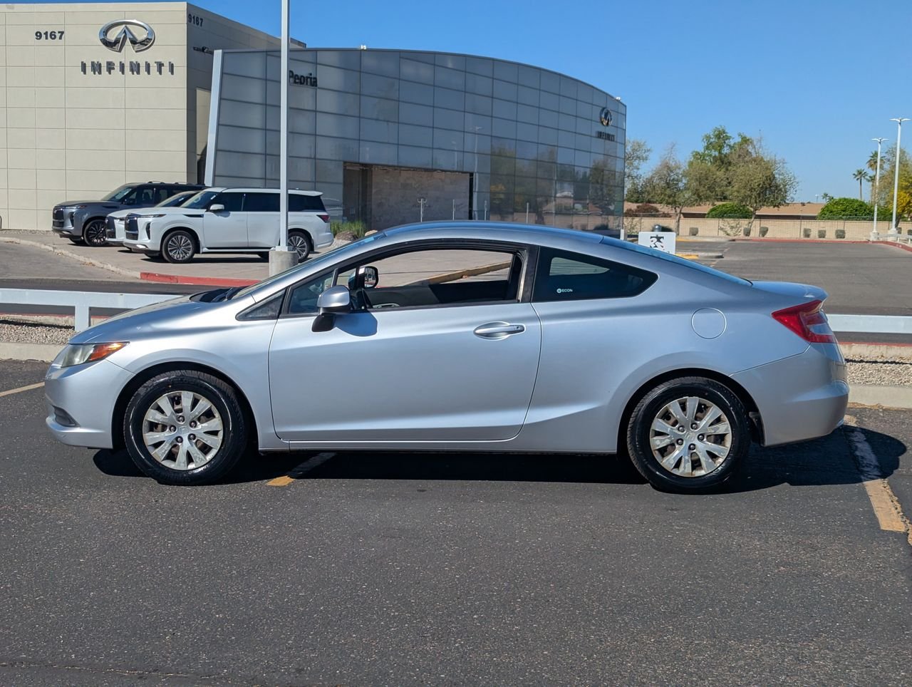 Used 2012 Honda Civic LX with VIN 2HGFG3B59CH566692 for sale in Peoria, AZ