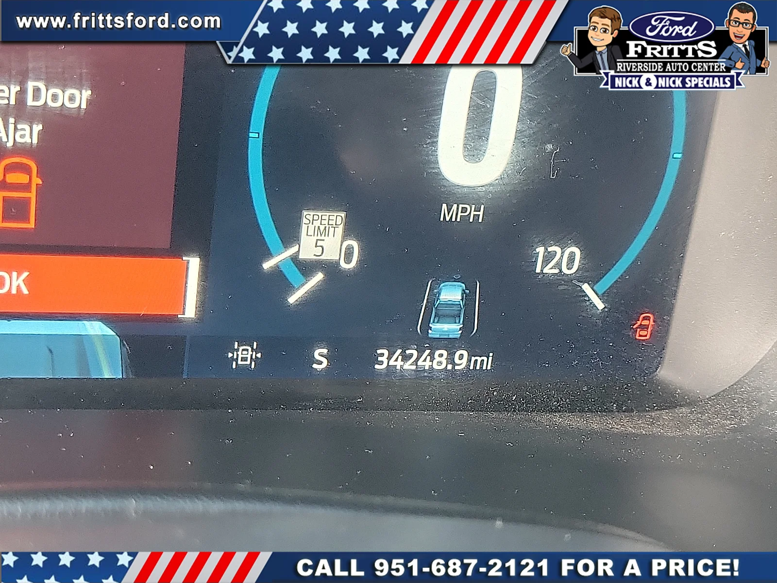 Certified Used 2023 Blue Metallic Ford LARIAT image 2